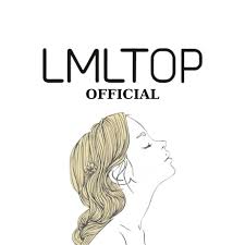 Minimalist logo with a sketch of a woman in profile and text above her head.