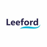 Leeford logo with a blue wave under the text.