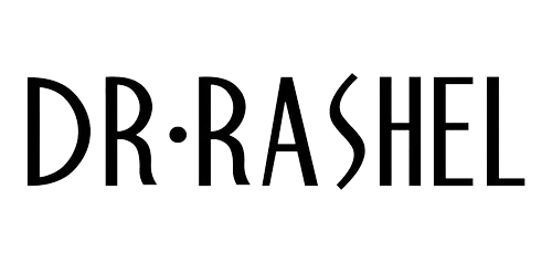 Dr Rashel logo in bold, modern black letters on a transparent background.