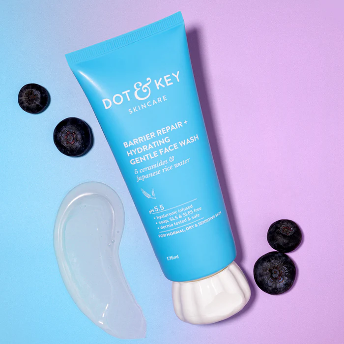 Dot & Key Dot and Key Barrier Repair, Hydrating ph 5.5 Gentle Face Wash for Normal, Dry and Sensitive Skin - Buy Online at Drubotara Bangladesh
