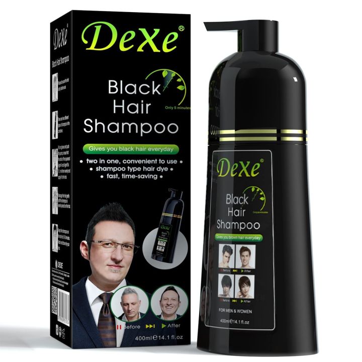 Dexe Dexe Black Hair Shampoo 400ml - Buy Online at Drubotara Bangladesh