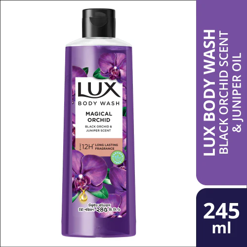 Lux Lux Body Wash Black Orchid Scent & Juniper Oil 245ml - Buy Online at Drubotara Bangladesh