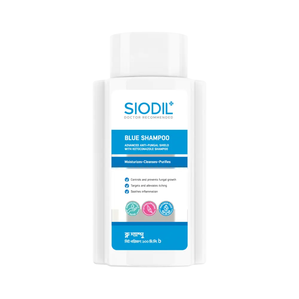 Siodil Siodil Blue Shampoo 100ml - Buy Online at Drubotara Bangladesh