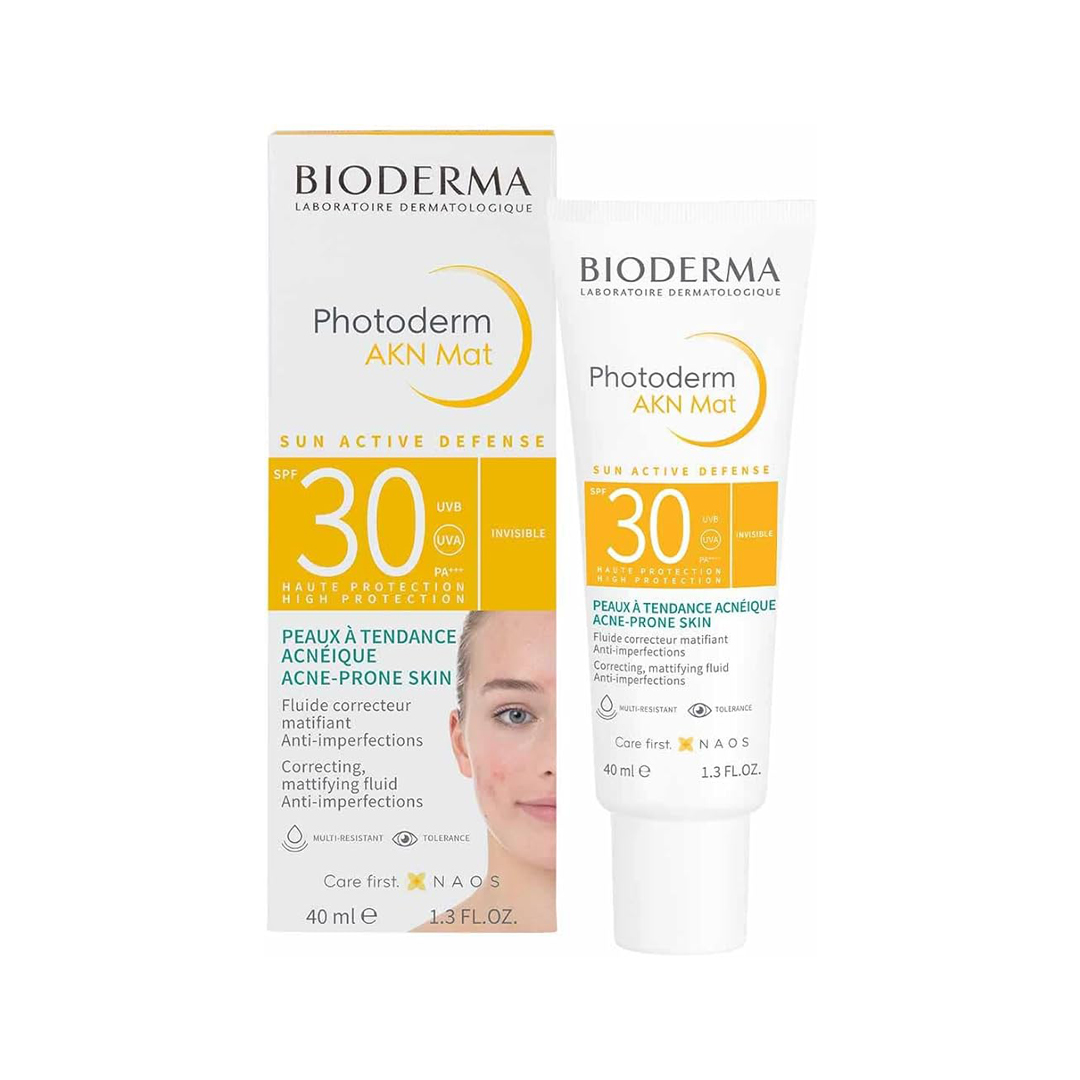 UnihealthUnimed Ltd (BioDerma) Bioderma Photoderm AKN Mat Fluid SPF 30 UVB (UVA) 40ml - Buy Online at Drubotara Bangladesh