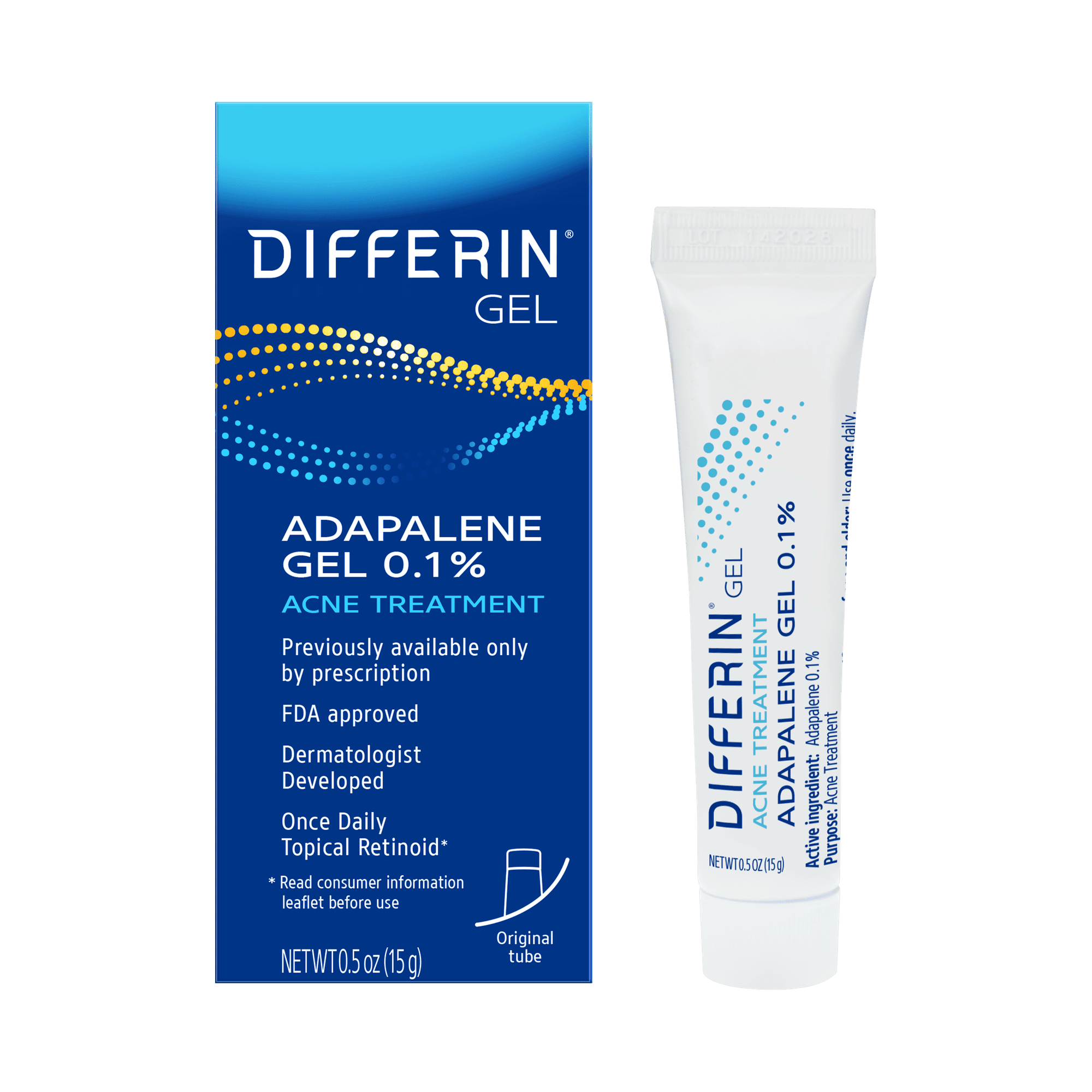 Differin DIFFERIN Adapalene 0.1% Acne Treatment Gel - Buy Online at Drubotara Bangladesh