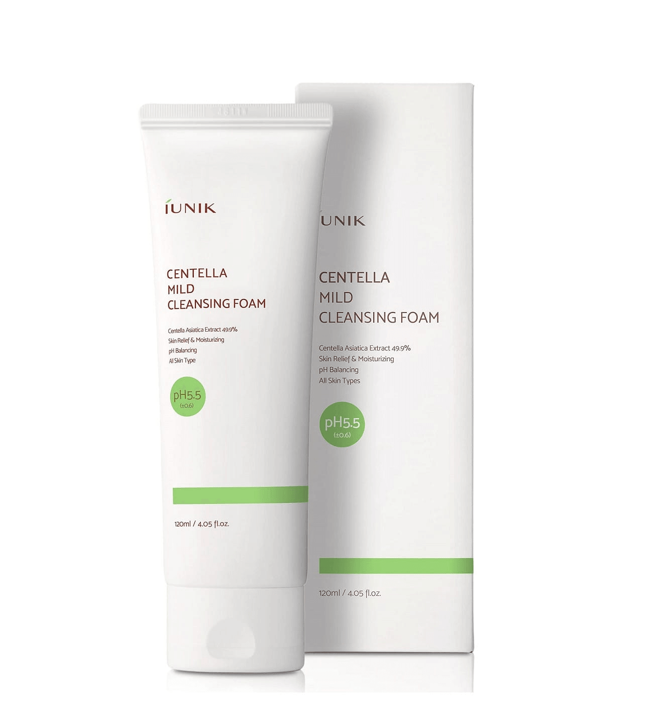 Iunik Iunik Centella Mild Cleansing Foam for All Skin Types - Buy Online at Drubotara Bangladesh