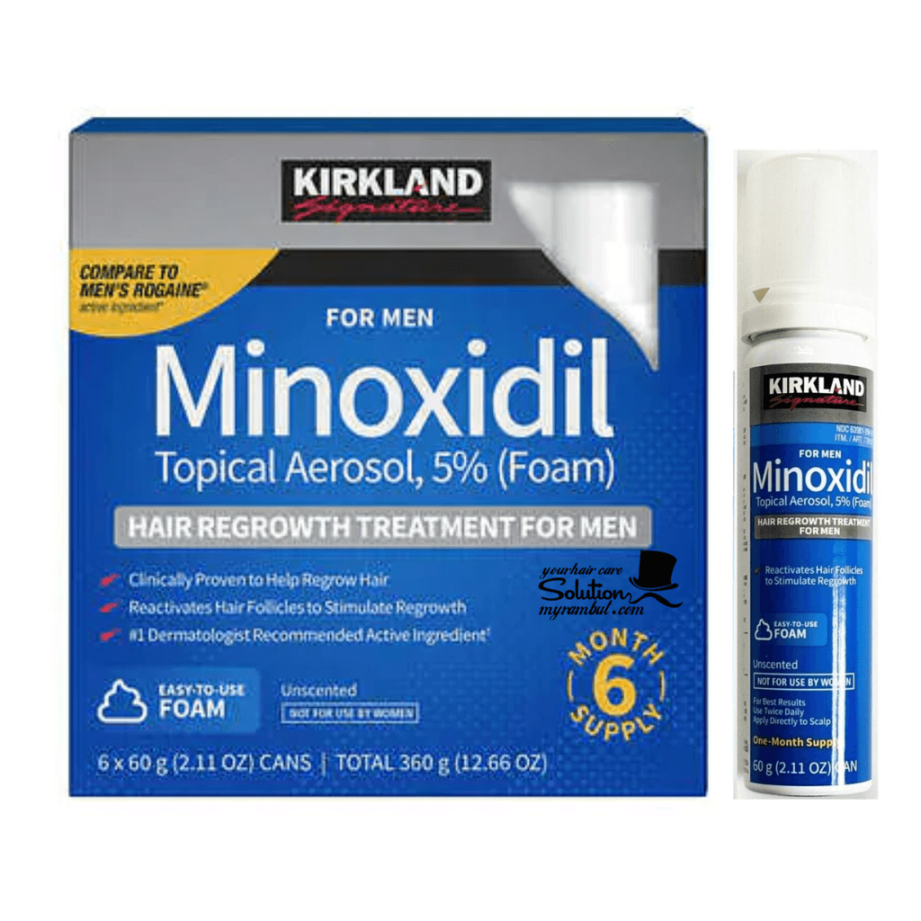 Kirkland Kirkland Minoxidil 5% Topical Foam for Men 60g - Buy Online at Drubotara Bangladesh
