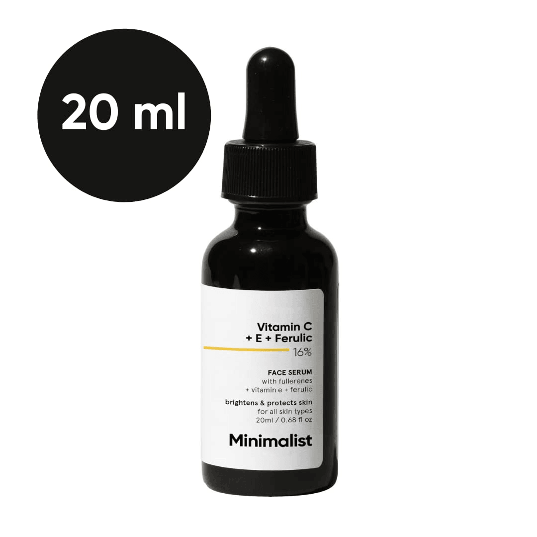 Minimalist Minimalist Vitamin C + E + Ferulic 16% Face Serum - Buy Online at Drubotara Bangladesh