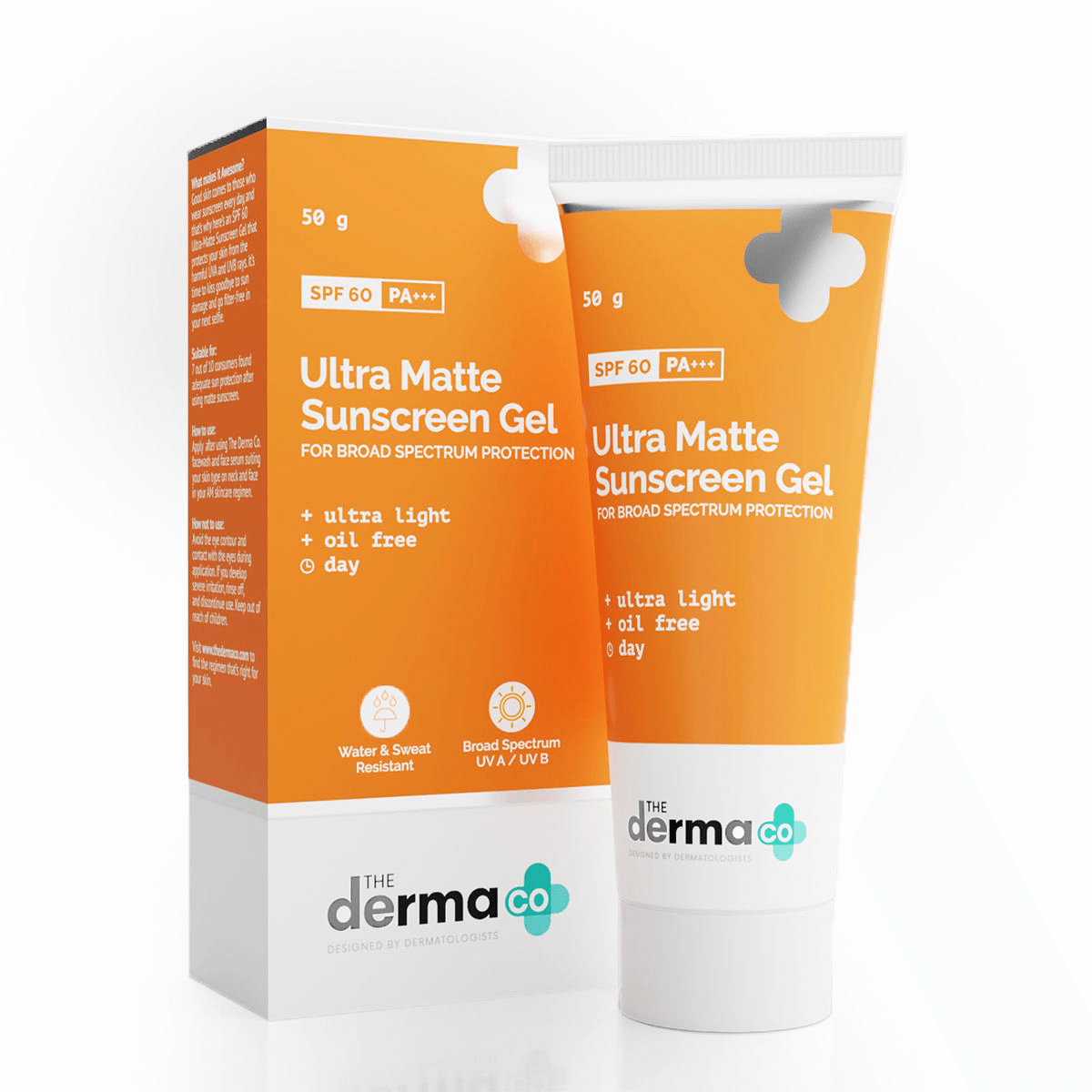 The Derma Co The Derma Co Ultra Matte SPF60 PA+++ Sunscreen Gel for Broad Spectrum Protection - Buy Online at Drubotara Bangladesh