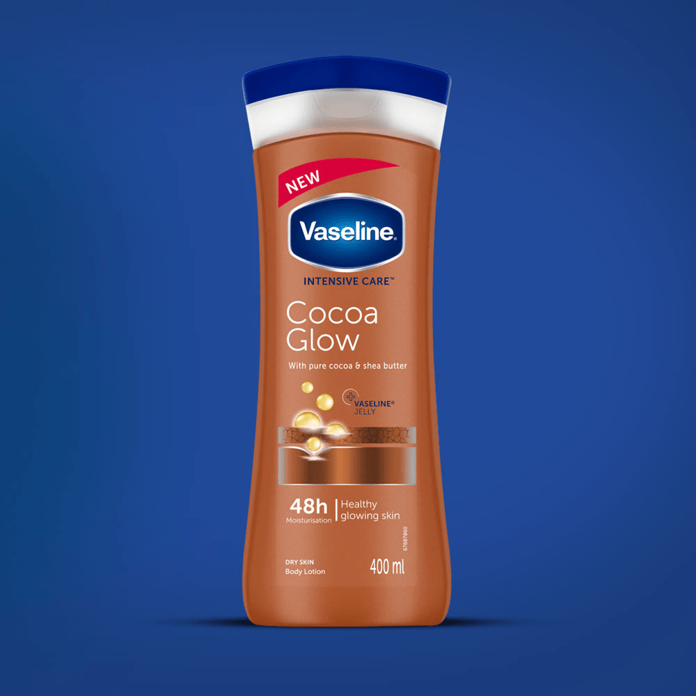 Vaseline Vaseline Intensive Care Cocoa Glow Moisturising Body Lotion with Pure Cocoa & Shea Butter 400ml - Buy Online at Drubotara Bangladesh