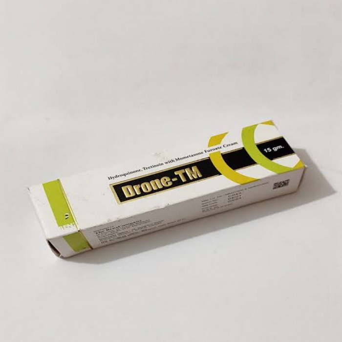 Rectangular box labeled "Drone-714" with green and black design on white background.