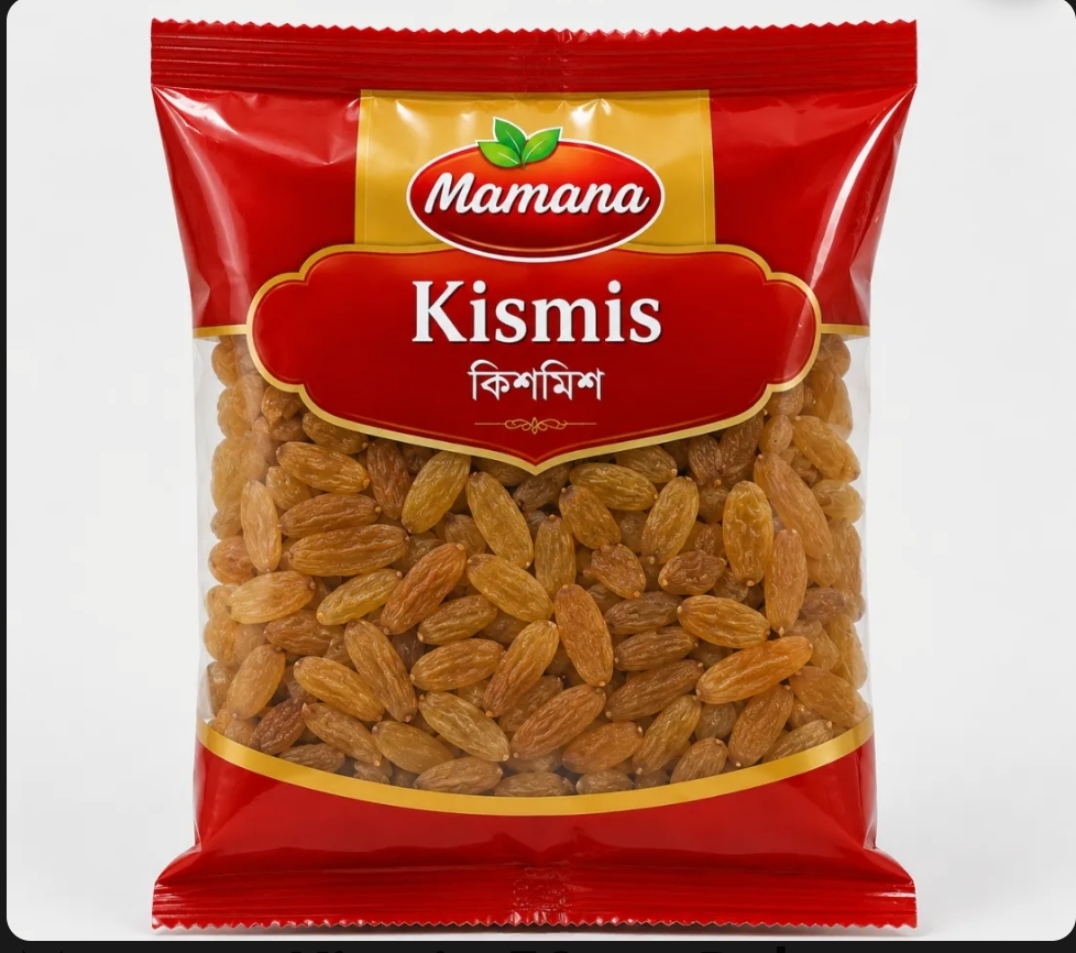 Mamana Kismis 300gm (কিশমিশ) Poly 