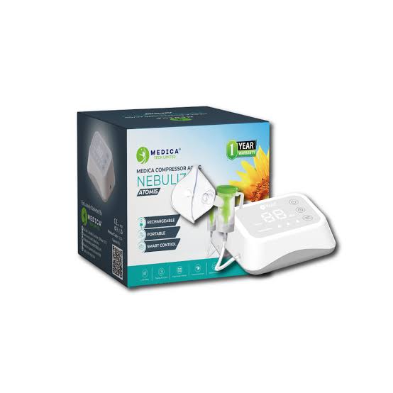 Medica Atomis Compressor DC Nebulizer - Rechargeable & Portable