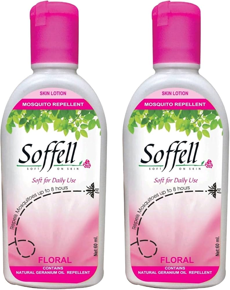 Soffell Mosquito Repellent Lotion Floral (60ml)