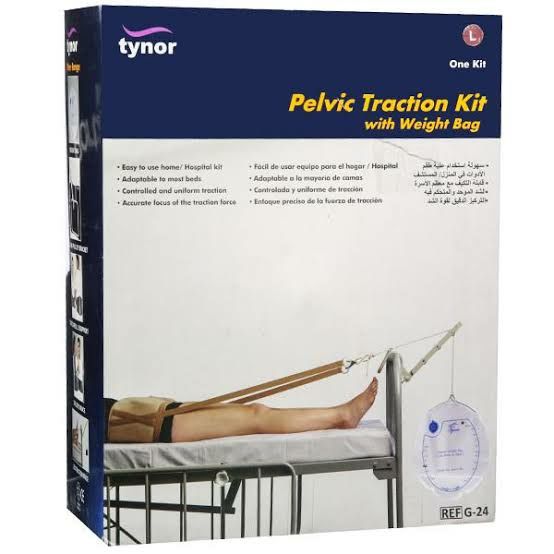 Tynor Pelvic Traction Kit with Weight Bag (Model G-24) - Medium Size