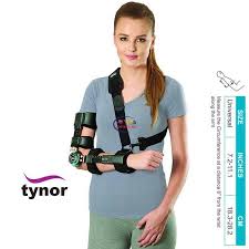 Tynor ROM Elbow Brace (E-46) - Universal Left Arm Post-Operative Support