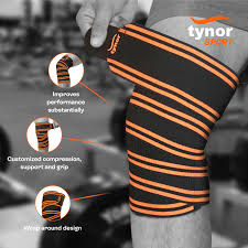 Tynor Sport Knee Support Wrap for Weightlifting