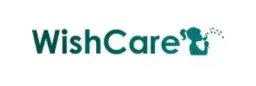 WishCare logo with a stylized girl blowing stars on a white background.