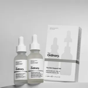 The Ordinary The Skin Support Set with Niacinamide 10% + Zinc 1% & Hyaluronic Acid 2% + B5
