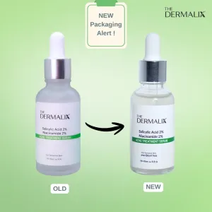 The Dermalix Salicylic Acid 2% + Niacinamide 2% Acne Treatment Serum 30ml