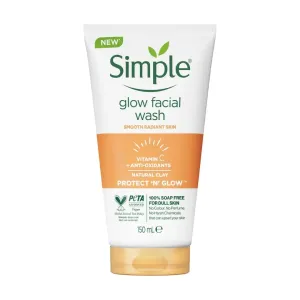 Simple Glow Facial Wash With Vitamins C + Anti-oxidants Protect 'N' Glow 150ml
