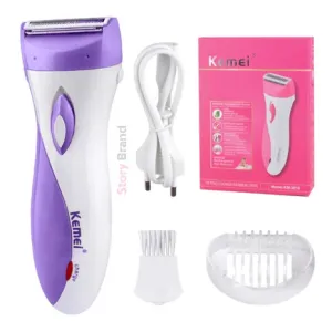 Kemei KM-3018 Rechargeable Hair Trimmer for Women