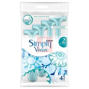 Gillette Simply Venus Disposable Razors for Women 4 Pcs