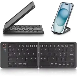 Rechargeable Folding Bluetooth Keyboard