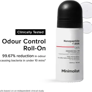 Minimalist Nonapeptide + AHA BHA 06% Underarm Roll On