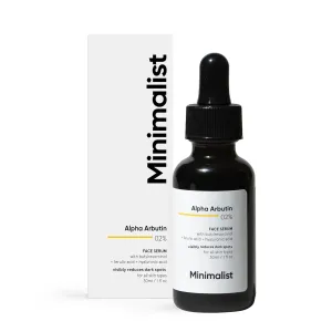 Minimalist Alpha Arbutin 02% Face Serum for Reduces Pigmentation & Spots for All Skin Types 30ml