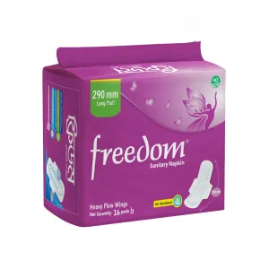 Freedom Sanitary Napkin Heavy Flow 16 Pads
