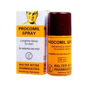 Walter Ritter Pharmaceutica Procomil Long Time Anti-Premature Ejaculation Delay Spray for Men - (Original Germany)