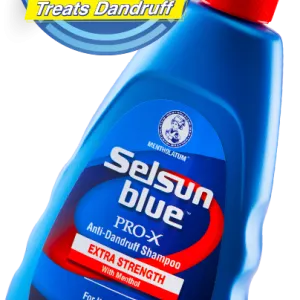 Selsun Blue PRO X Extra Strength Anti Dandruff Shampoo with Menthol for Itchy Scalp 200ml