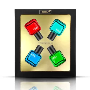 Wild Stone Edge, Forest Spice, Hydra Energy and Ultra Sensual Perfume Pack of 4