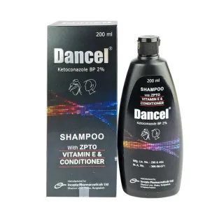 Dancel Shampoo with ZPTO, Vitamin E & Conditioner – 200ml