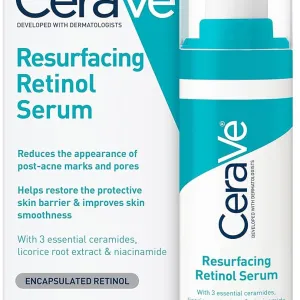Cerave Resurfacing Retinol Serum for Skin Barrier & Skin Smoothness (Imported)