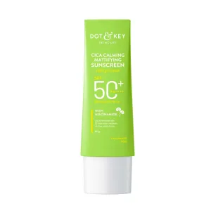 Dot and Key Cica Calming Mattifying Sunscreen SPF 50+ PA++++ with Niacinamide 80g