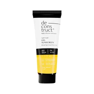 Deconstruct Lightweight Gel Water Resistant Sunscreen for Oily Skin SPF 55+ PA+++ 50g