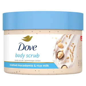 Dove Exfoliating Body Scrub with Crushed Macadamia & Rice Milk Scent