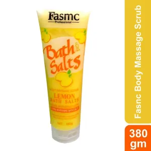Fasmc Professional Lemon Bath Salts Body Massage Scrub with Extra Brightening Bath Salts