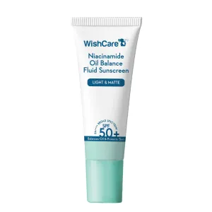 WishCare 5% Niacinamide Oil Balance Fluid Light & Matte Sunscreen SPF 50 PA++++