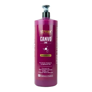 Streax Professional Canvo Line Shampoo For Keratin Treated & Straightened Hair 300ml (Manufactured by Bangladesh)
