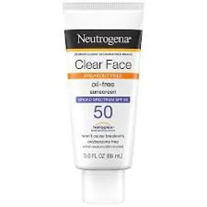 Neutrogena Clear Face Oil-Free Sunscreen SPF50