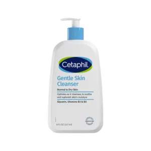 Cetaphil Gentle Skin Cleanser for Normal To Dry Skin with Hydrating Glycerin, Vitamins B3 & B5 237ml