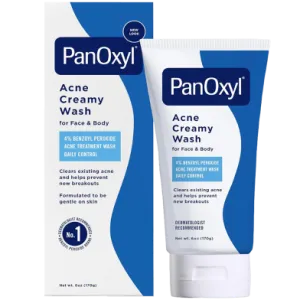 PanOxyl Acne Creamy Wash with 4% Benzoyl Peroxide Daily Control 170gm