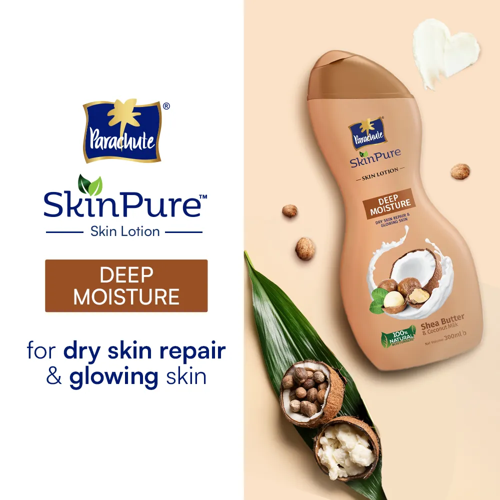 Marico Bangladesh Parachute SkinPure Skin Lotion Deep Moisture 200ml - Buy Online at Drubotara Bangladesh