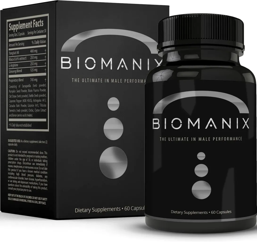 Biolabs Biomanix Male Enhancement Supplement 60 Capsules - Buy Online at Drubotara Bangladesh