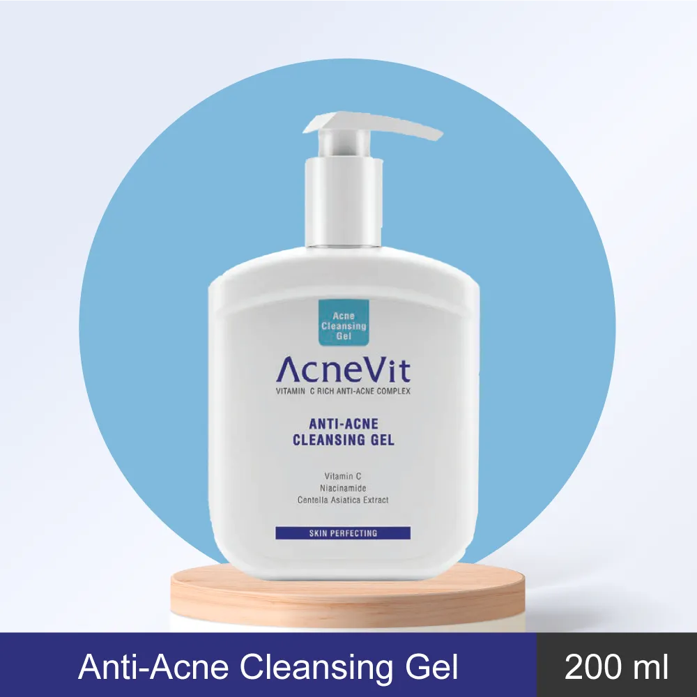 Skin Health Care Acnevit Anti-Acne Cleansing Gel 200ml - Buy Online at Drubotara Bangladesh
