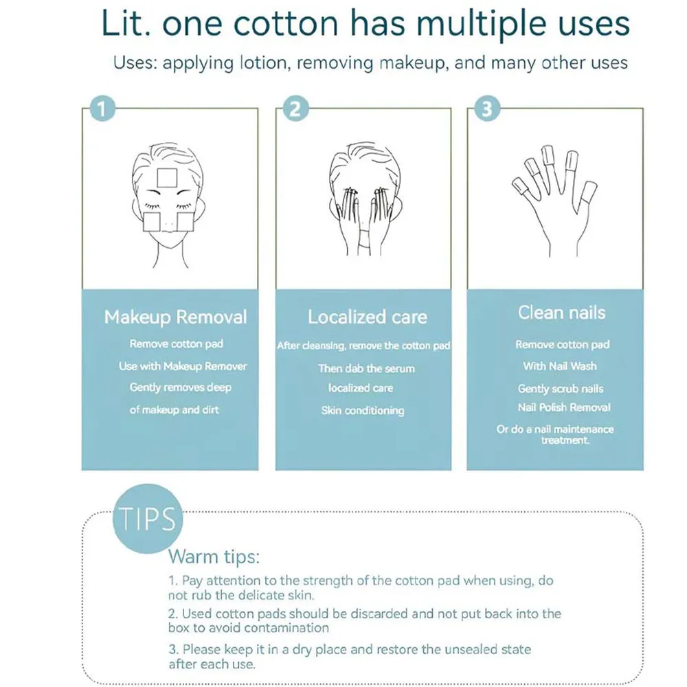 LMLTOP LMLTOP Cosmetic Cotton Pads 150Pcs - Buy Online at Drubotara Bangladesh