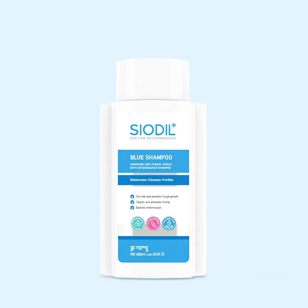 Siodil Siodil Blue Shampoo 100ml - Buy Online at Drubotara Bangladesh
